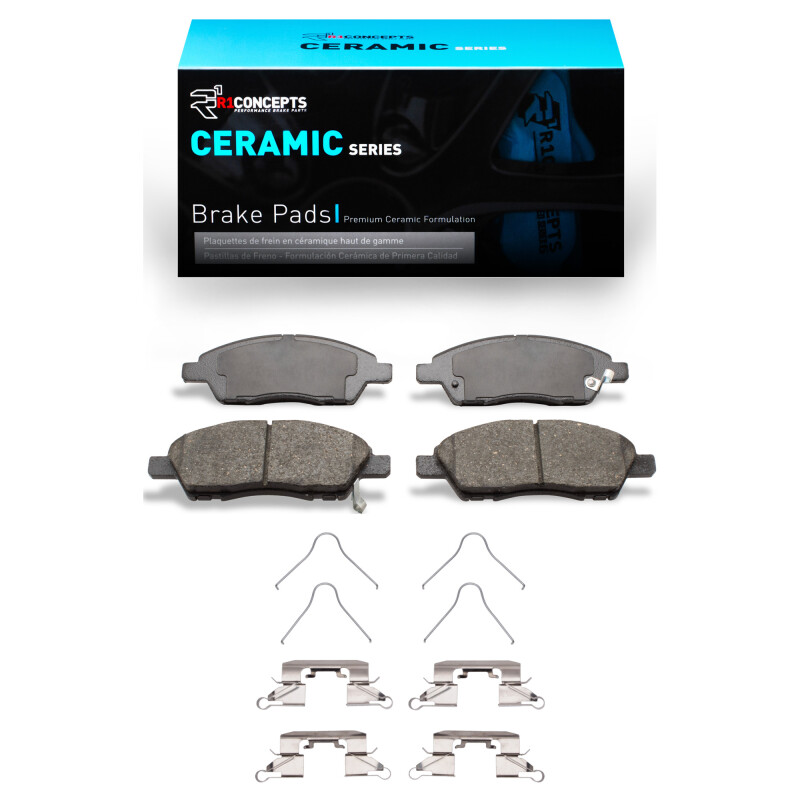 Picture of R1 2011-2025 Nissan Versa Front R1 Ceramic Pads & Hardware Kit