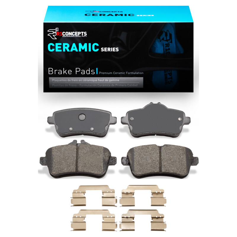 Picture of R1 2012-2020 Mercedes-Benz GLE350 Rear R1 Ceramic Pads & Hardware Kit