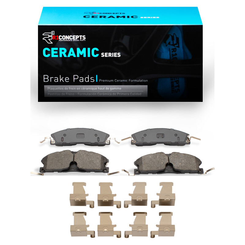 Picture of R1 2013-2019 Ford Flex Front R1 Ceramic Pads & Hardware Kit