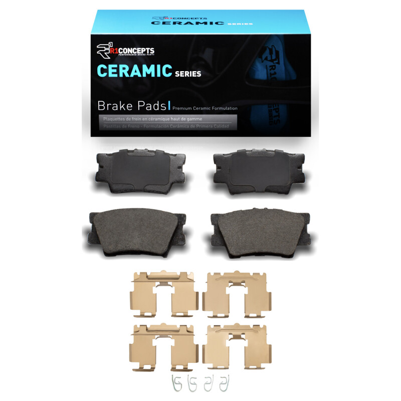 Picture of R1 2007-2024 Lexus ES350 Rear R1 Ceramic Pads & Hardware Kit