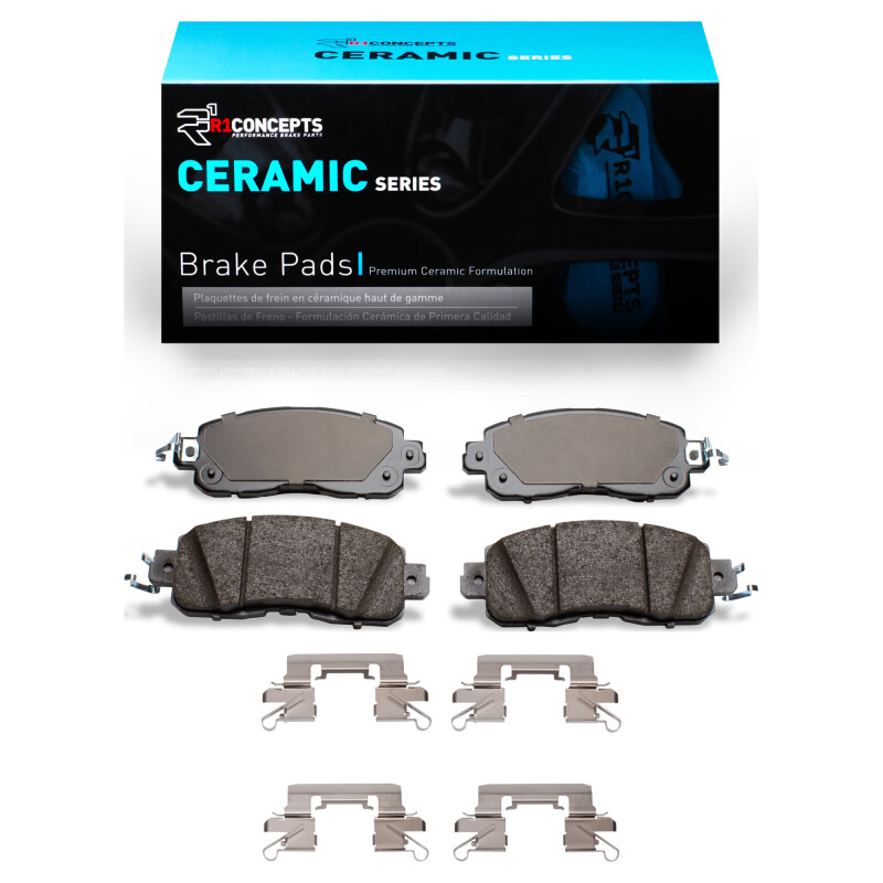 Picture of R1 2013-2025 Nissan Altima Front R1 Ceramic Pads & Hardware Kit