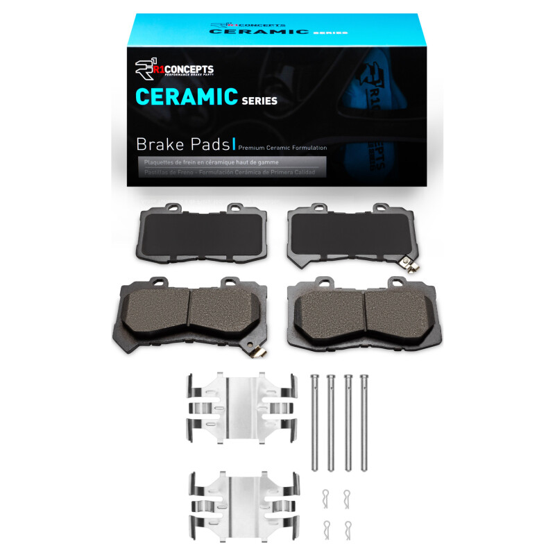 Picture of R1 2015-2020 Chevrolet Colorado Front R1 Ceramic Pads & Hardware Kit