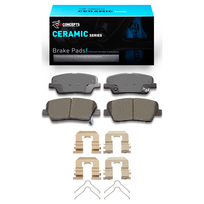 Picture of R1 2010-2019 Hyundai Santa Fe XL Rear R1 Ceramic Pads & Hardware Kit