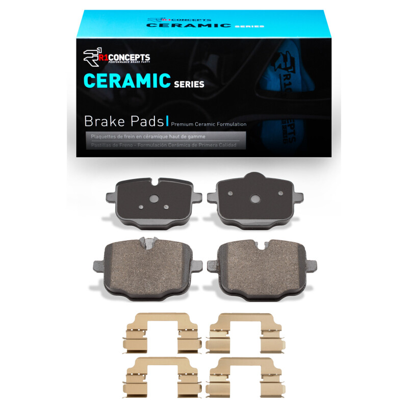 Picture of R1 2016-2025 BMW X6 Rear R1 Ceramic Pads & Hardware Kit