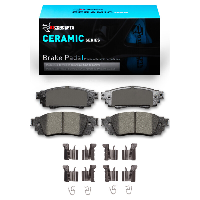 Picture of R1 2016-2025 Lexus UX250h Rear R1 Ceramic Pads & Hardware Kit