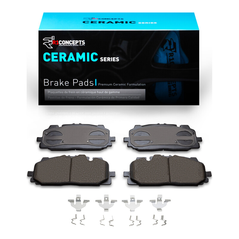 Picture of R1 2017-2025 Audi RS5 Sportback Front R1 Ceramic Pads & Hardware Kit