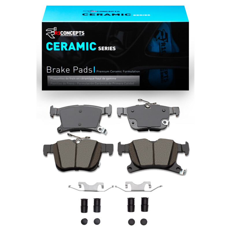 Picture of R1 2017-2024 Chrysler Grand Caravan Rear R1 Ceramic Pads & Hardware Kit