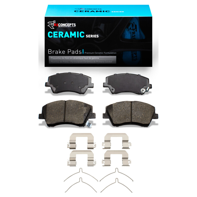 Picture of R1 2017-2022 Hyundai Elantra Front R1 Ceramic Pads & Hardware Kit