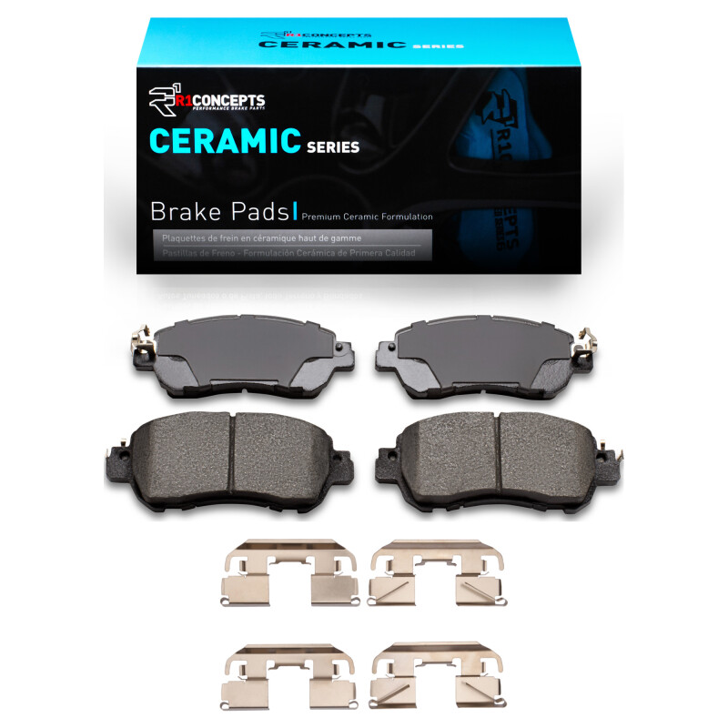 Picture of R1 2017-2025 Nissan Versa Front R1 Ceramic Pads & Hardware Kit