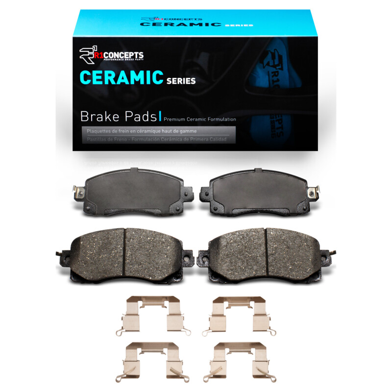 Picture of R1 2019-2025 Subaru Crosstrek Front R1 Ceramic Pads & Hardware Kit