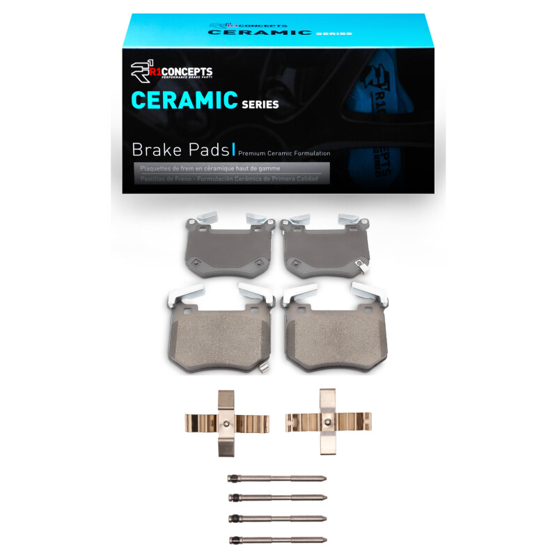 Picture of R1 2018-2025 Genesis G70 Rear R1 Ceramic Pads & Hardware Kit