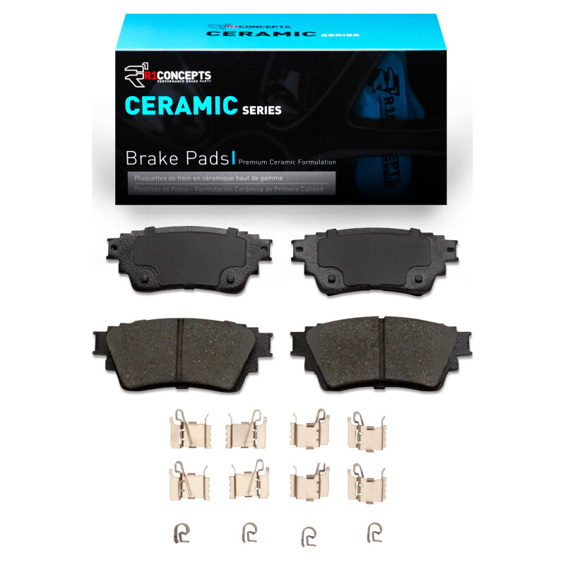 Picture of R1 2017-2025 Mitsubishi Eclipse Cross Rear R1 Ceramic Pads & Hardware Kit