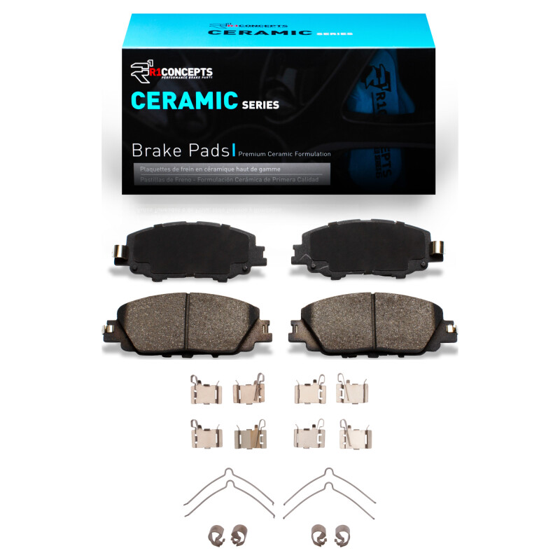Picture of R1 2019-2025 Toyota Corolla (Mexico) Front R1 Ceramic Pads & Hardware Kit