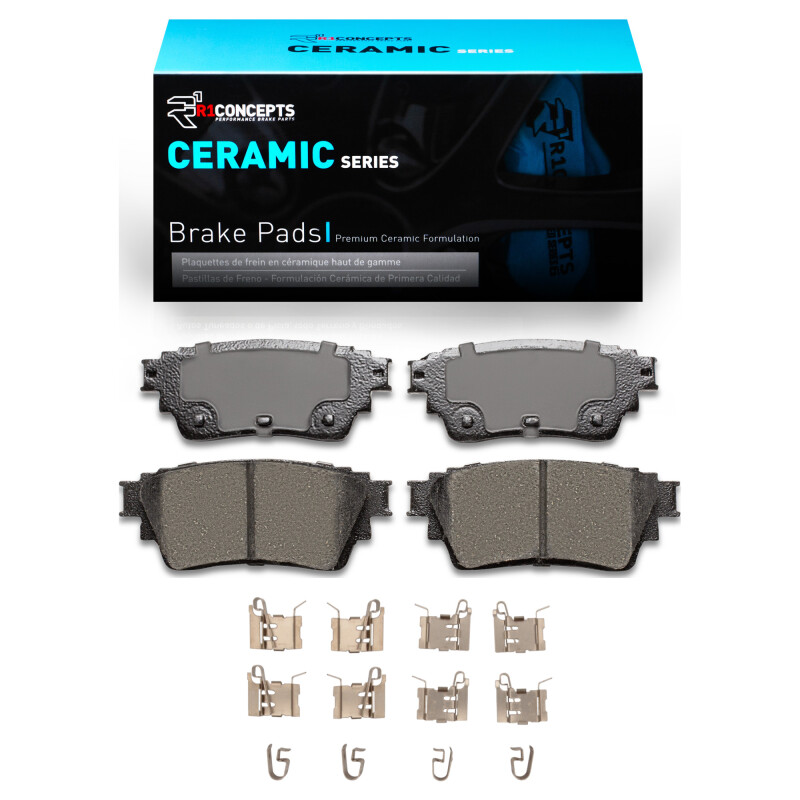 Picture of R1 2021-2025 Infiniti QX60 Rear R1 Ceramic Pads & Hardware Kit