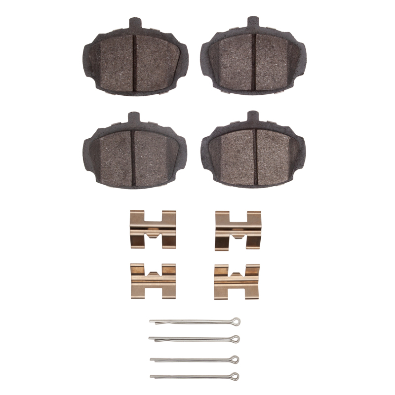 Picture of R1 1962-1980 MG MGB Front R1 Semi Met Pads & Hardware Kit