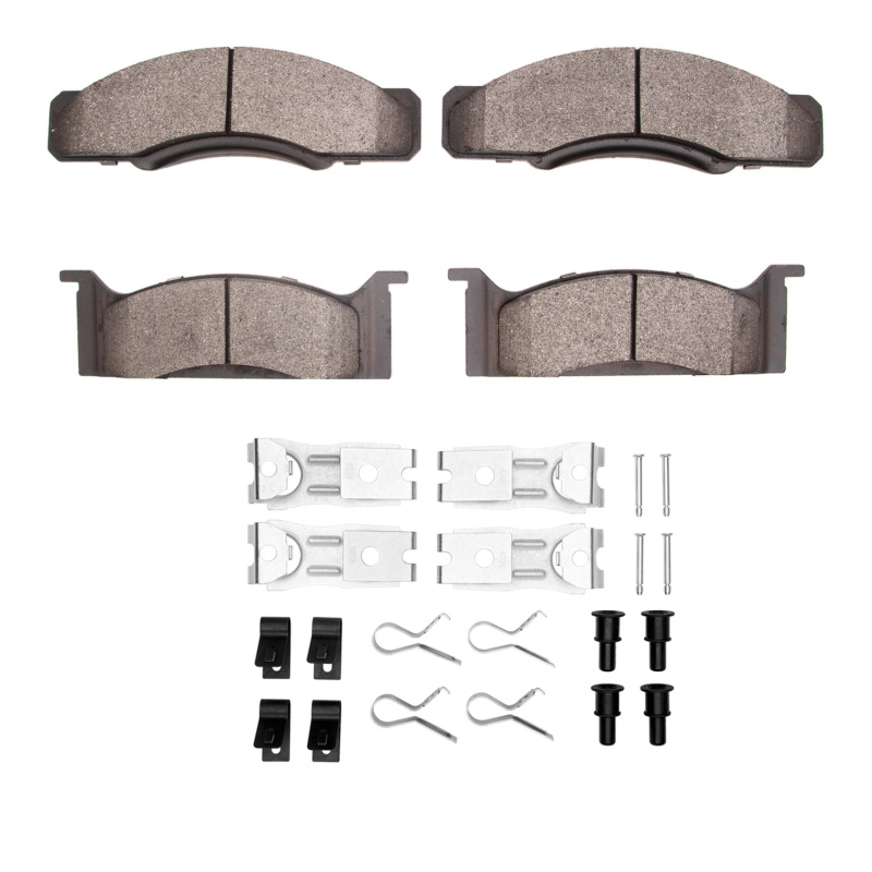 Picture of R1 1968-1972 Ford Galaxie 500 Front R1 Semi Met Pads & Hardware Kit