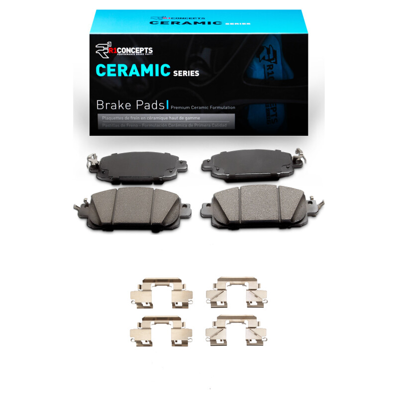 Picture of R1 2020-2025 Nissan Sentra Front R1 Ceramic Pads & Hardware Kit