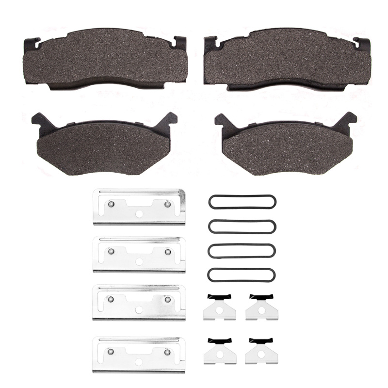 Picture of R1 1973-1989 Chrysler LeBaron Front/Rear R1 Semi Met Pads & Hardware Kit