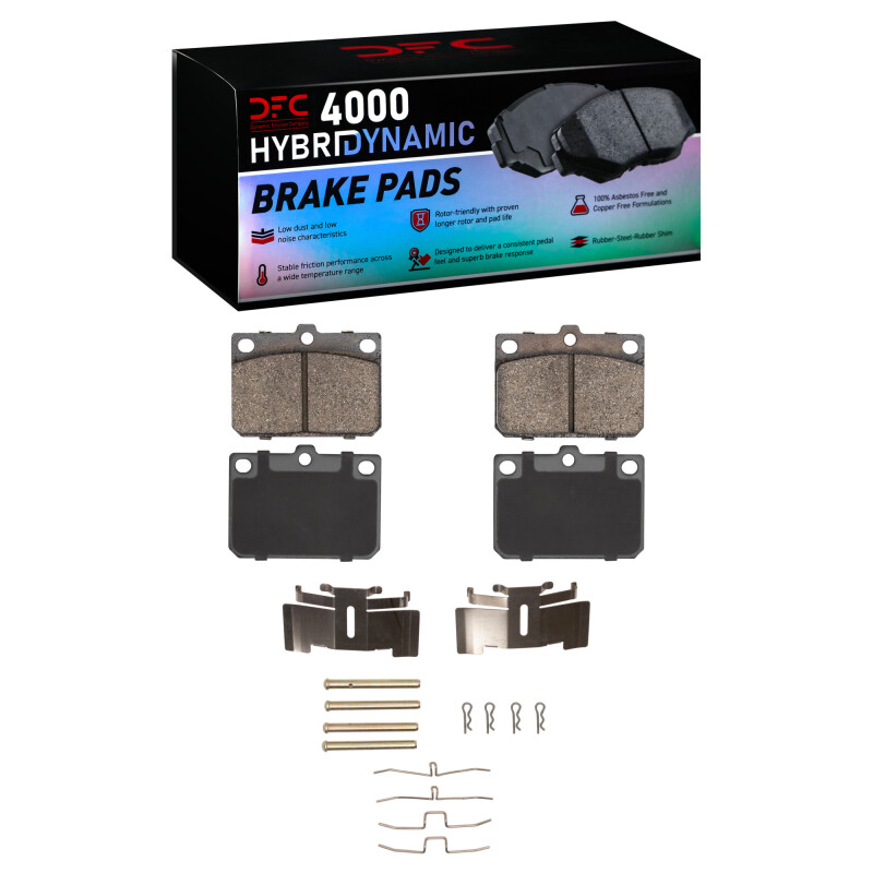 Picture of R1 1974-1987 Dodge Colt Front R1 Semi Met Pads & Hardware Kit