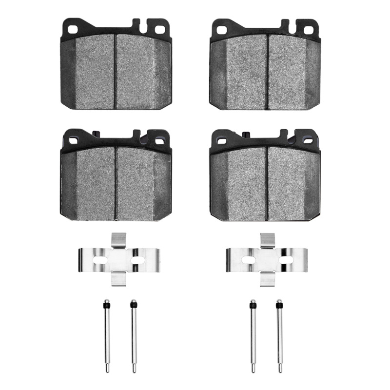 Picture of R1 1979-1985 Mercedes-Benz 280SE Front R1 Semi Met Pads & Hardware Kit