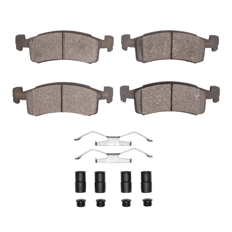 Picture of R1 1983-1987 Chrysler Laser Front R1 Semi Met Pads & Hardware Kit