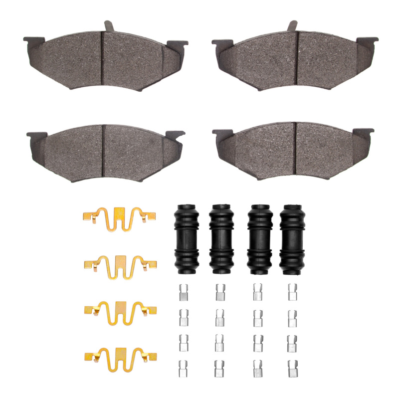 Picture of R1 1989-1990 Chrysler LeBaron Front R1 Semi Met Pads & Hardware Kit