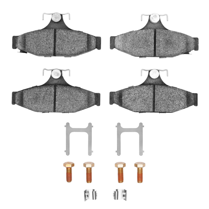 Picture of R1 1985-1997 Chevrolet Corvette Rear R1 Semi Met Pads & Hardware Kit