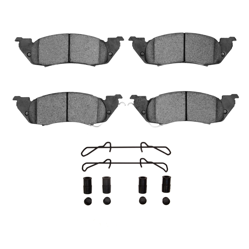 Picture of R1 1991-1998 Dodge Dakota RWD Front R1 Semi Met Pads & Hardware Kit
