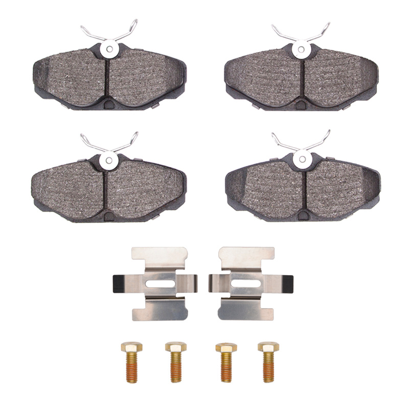 Picture of R1 1993-2005 Ford Taurus (Excl SHO) Rear R1 Semi Met Pads & Hardware Kit