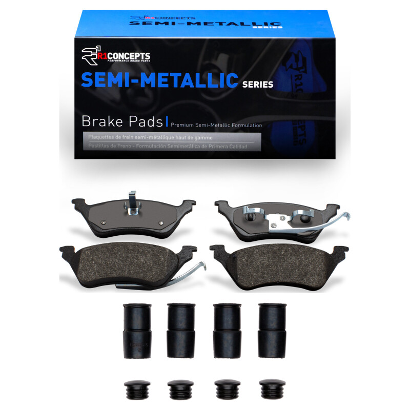 Picture of R1 2001-2007 Chrysler Town & Country Rear R1 Semi Met Pads & Hardware Kit