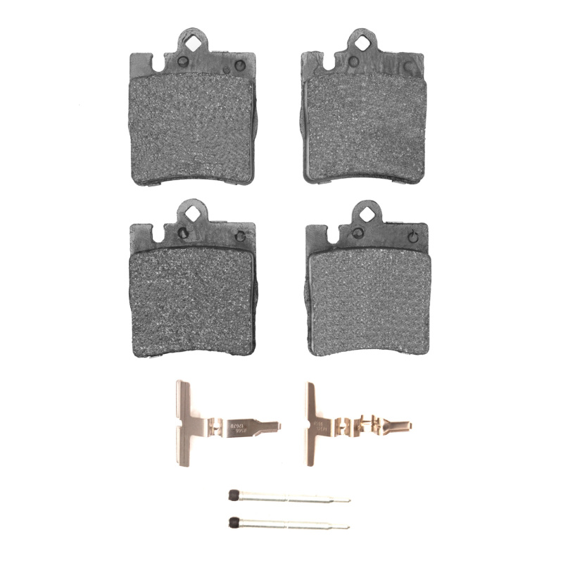 Picture of R1 1996-2011 Mercedes-Benz C230 Rear R1 Semi Met Pads & Hardware Kit