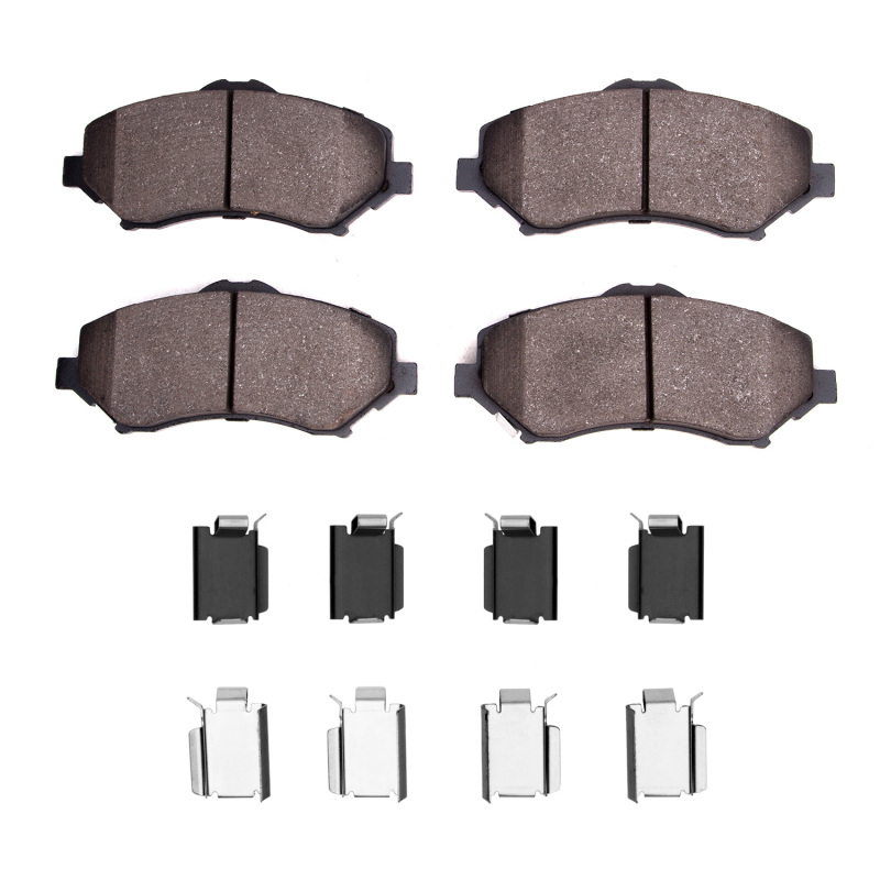 Picture of R1 2007-2018 Chrysler Town & Country Front R1 Semi Met Pads & Hardware Kit