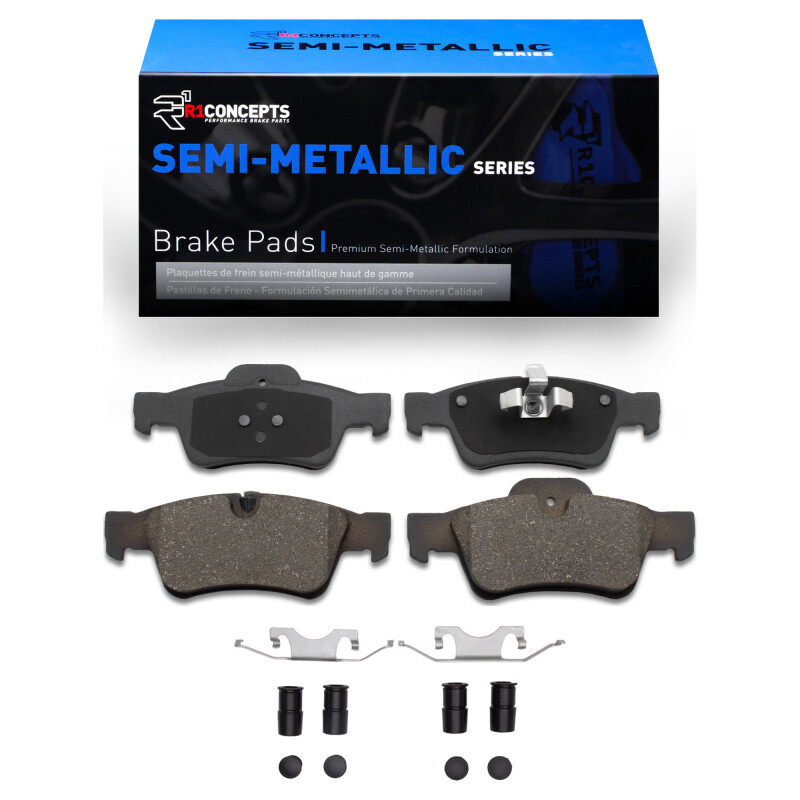 Picture of R1 2005-2018 Mercedes-Benz ML450 Rear R1 Semi Met Pads & Hardware Kit