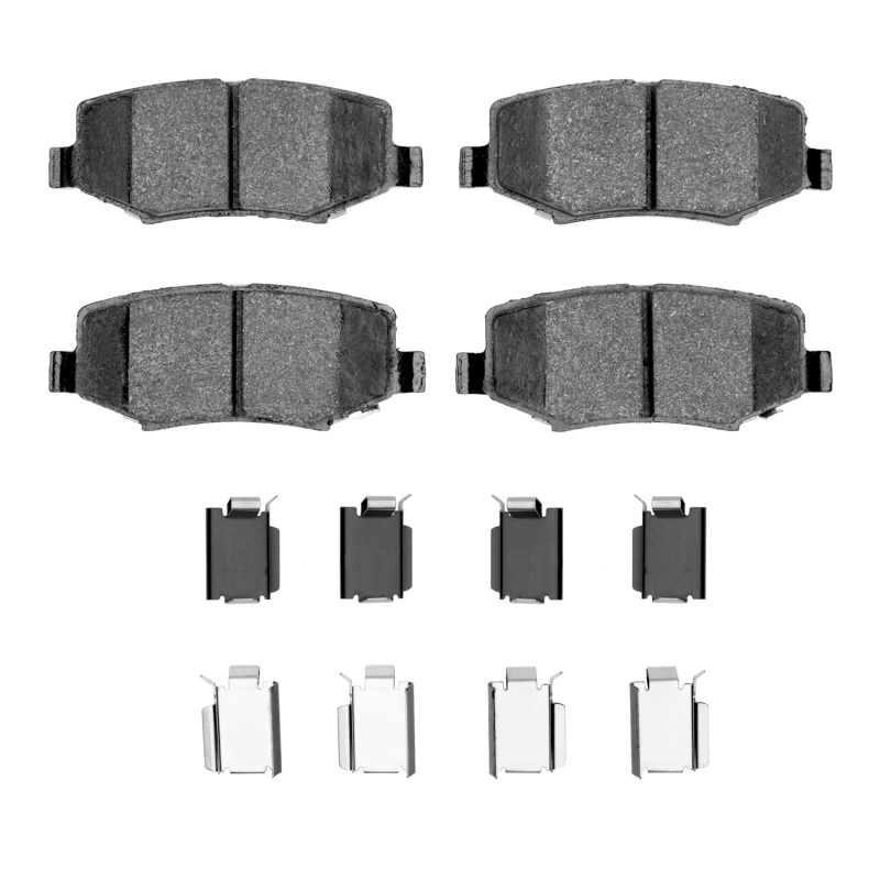 Picture of R1 2007-2018 Dodge Nitro Rear R1 Semi Met Pads & Hardware Kit