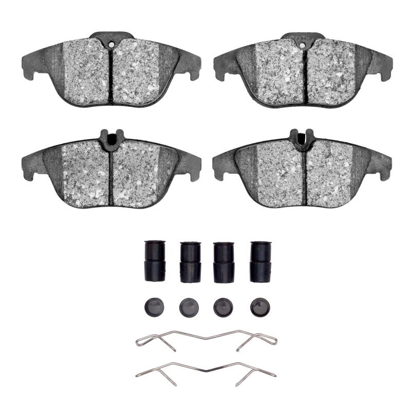Picture of R1 2009-2015 Mercedes-Benz GLK250 Rear R1 Semi Met Pads & Hardware Kit
