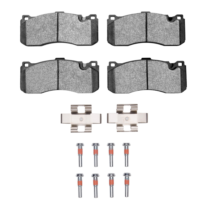 Picture of R1 2006-2013 BMW 330I Front R1 Semi Met Pads & Hardware Kit