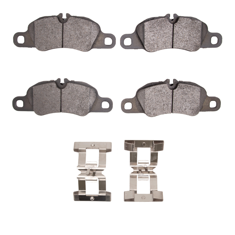 Picture of R1 2009-2023 Porsche 718 Cayman Front R1 Semi Met Pads & Hardware Kit