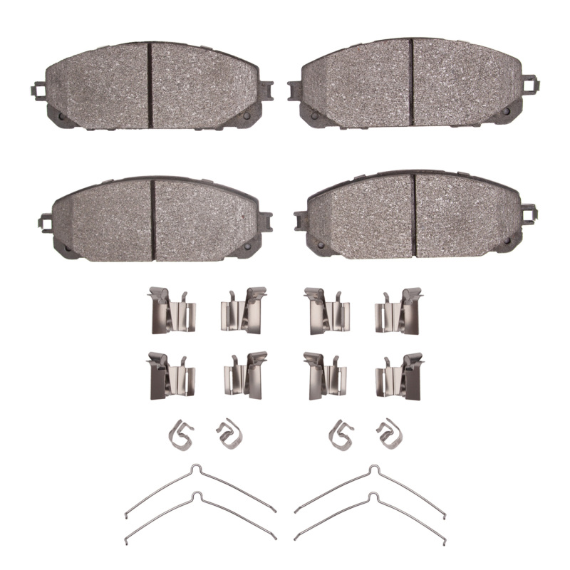 Picture of R1 2014-2023 Jeep Cherokee Front R1 Semi Met Pads & Hardware Kit