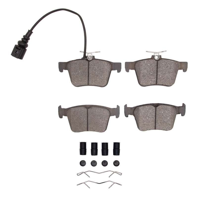 Picture of R1 2013-2023 Audi A3 Rear R1 Semi Met Pads & Hardware Kit