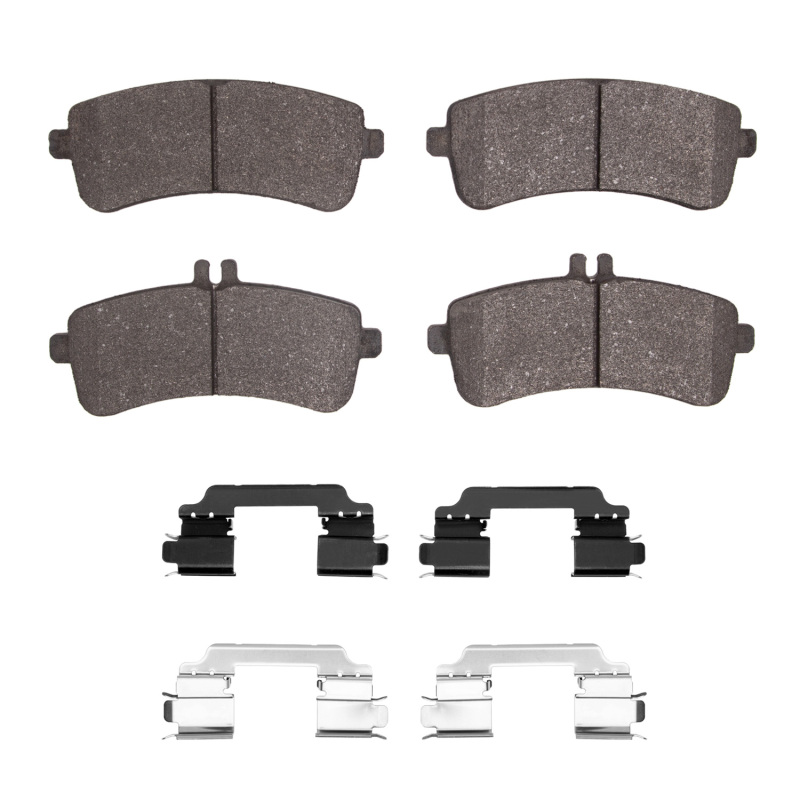 Picture of R1 2014-2024 Mercedes-Benz AMG GT 63 S Rear R1 Semi Met Pads & Hardware Kit