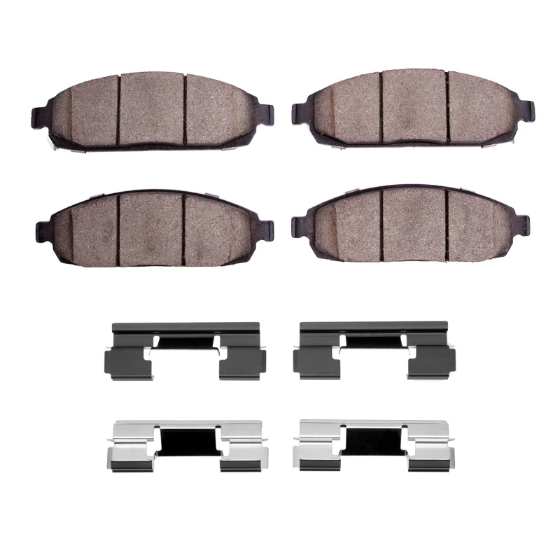 Picture of R1 2005-2010 Jeep Grand Cherokee Front Performance Off-Road/Tow Brake Pads & Hardware Kit
