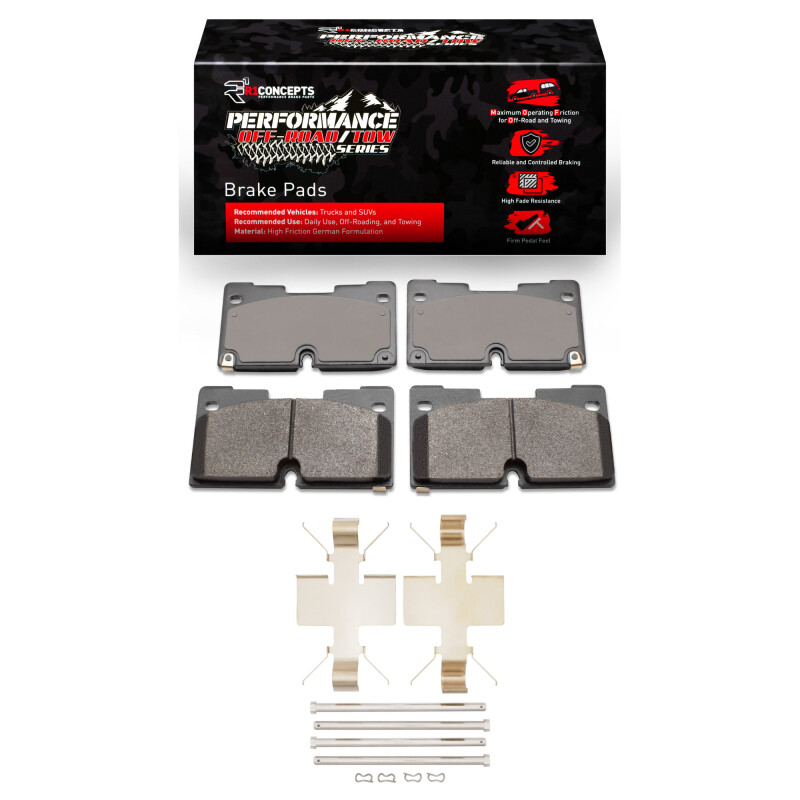 Picture of R1 2019-2025 Cadillac Escalade Front Performance Off-Road/Tow Brake Pads & Hardware Kit
