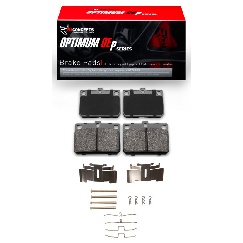 Picture of R1 1974-1987 Dodge Colt Front R1 Optimum OE Pads & Hardware Kit