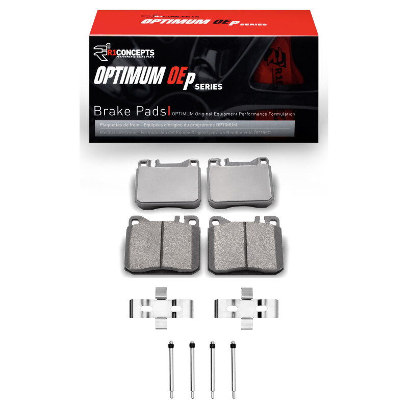 Picture of R1 1979-1985 Mercedes-Benz 450SLC Front R1 Optimum OE Pads & Hardware Kit