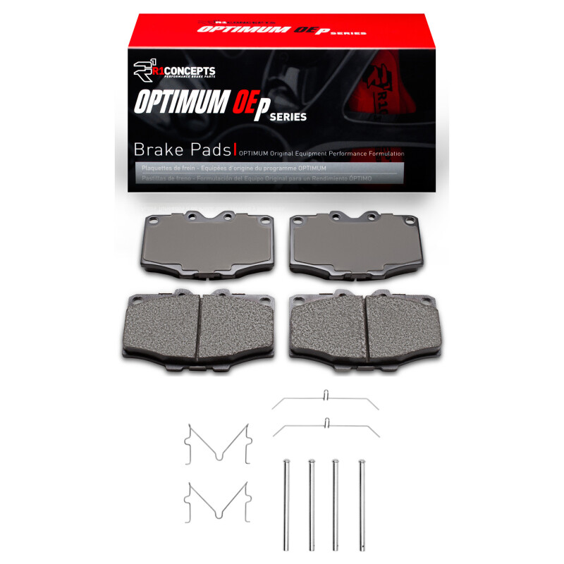 Picture of R1 1976-1989 Toyota 4Runner Front R1 Optimum OE Pads & Hardware Kit