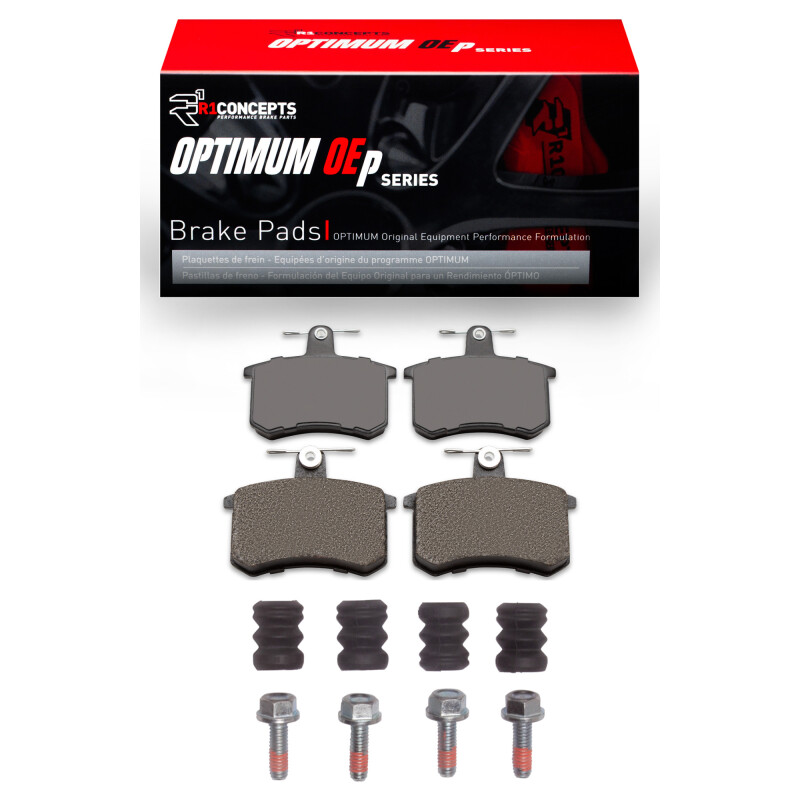 Picture of R1 1980-2001 Alfa Romeo 164 Rear R1 Optimum OE Pads & Hardware Kit