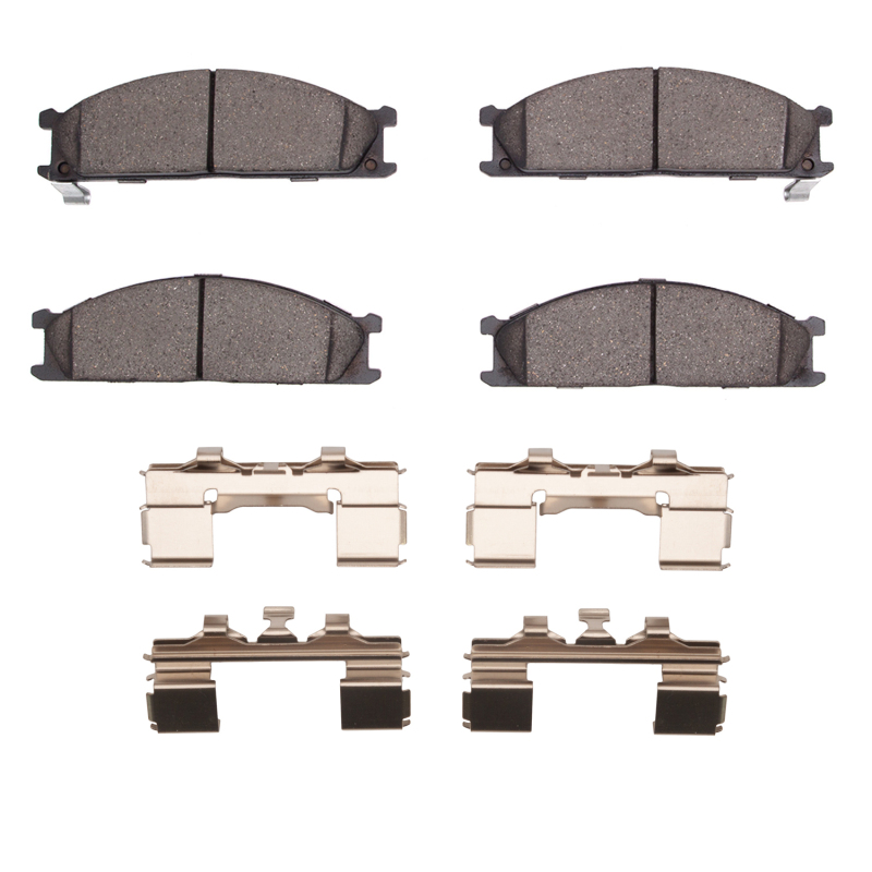 Picture of R1 1985-2015 Nissan D21 Pickup 4WD (4 Cyl Excl HD) Front R1 Optimum OE Pads & Hardware Kit