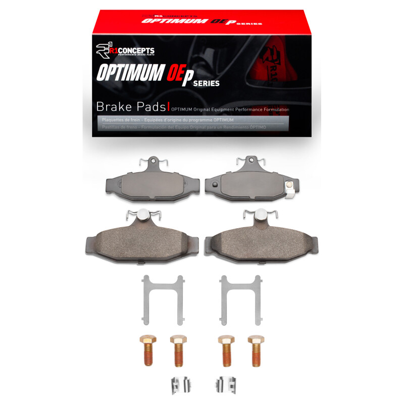 Picture of R1 1985-1997 Chevrolet Corvette Rear R1 Optimum OE Pads & Hardware Kit