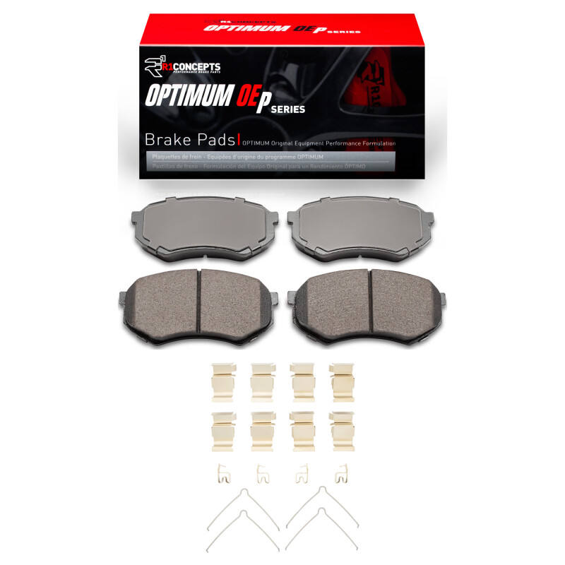 Picture of R1 1995-2004 Toyota Tacoma Front R1 Optimum OE Pads & Hardware Kit