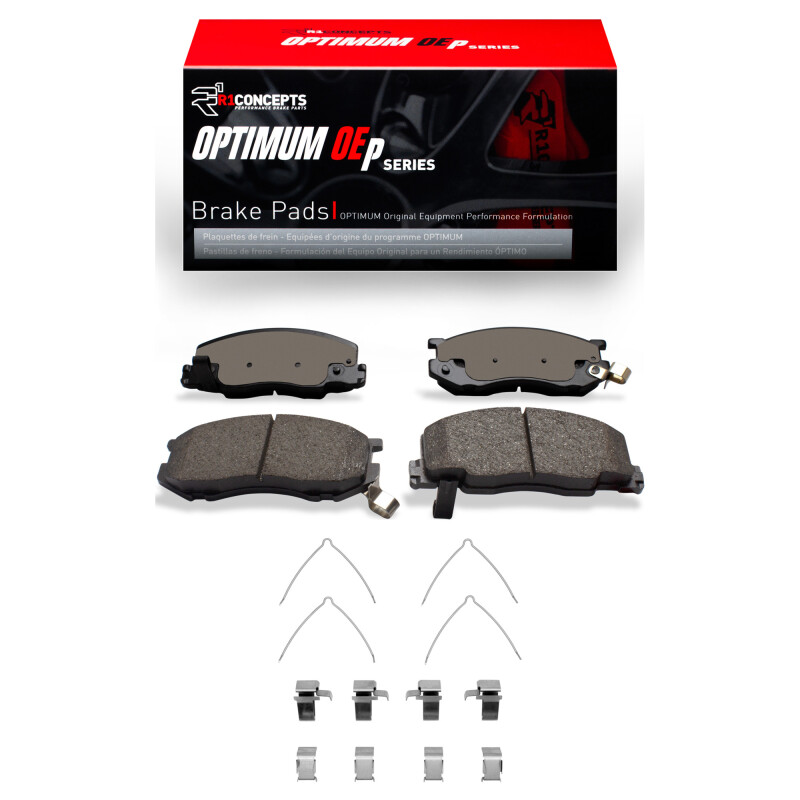 Picture of R1 1991-1997 Toyota Previa Front R1 Optimum OE Pads & Hardware Kit
